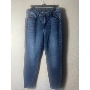 JUDY BLUE Los Angeles Skinny Fit Jeans Women Size 16W Dark Wash Denim
